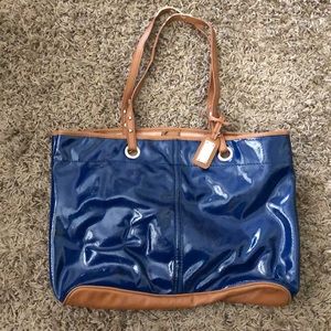 Blue & Tan Nine West Bag